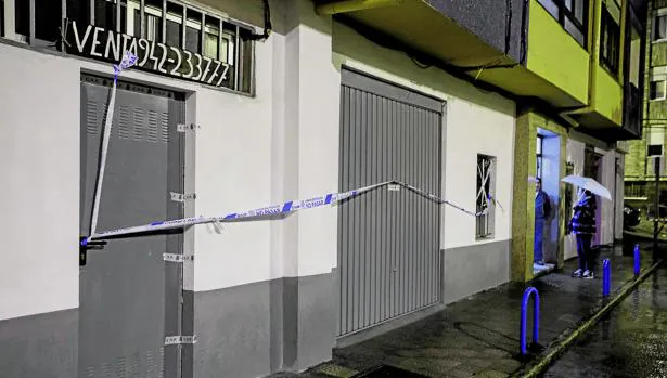 Garaje de Santander en el que falleció la víctima