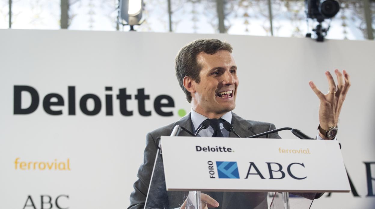 Pablo Casado, en el Foro ABC