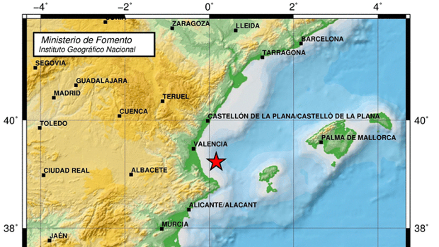 Un terremoto de cuatro grados sacude la costa de Valencia y se siente en decenas de poblaciones