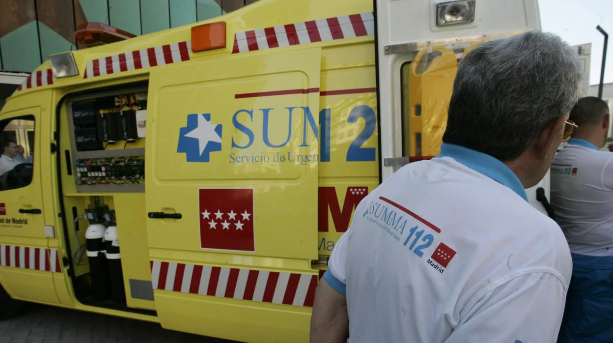 Ambulancia del servicio Summa 112