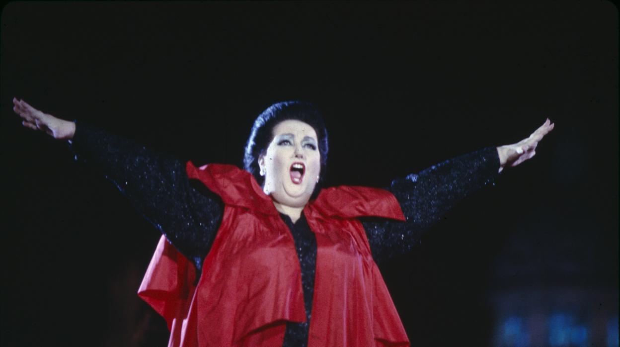 La soprano Montserrat Caballé