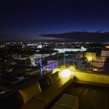 Vistas desde la terraza privada de la última planta del hotel