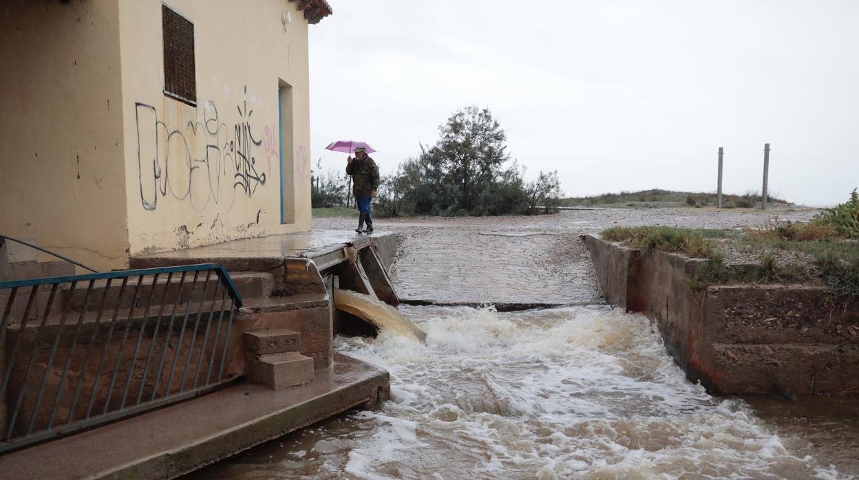 Episodio de intensas lluvias en Almenara