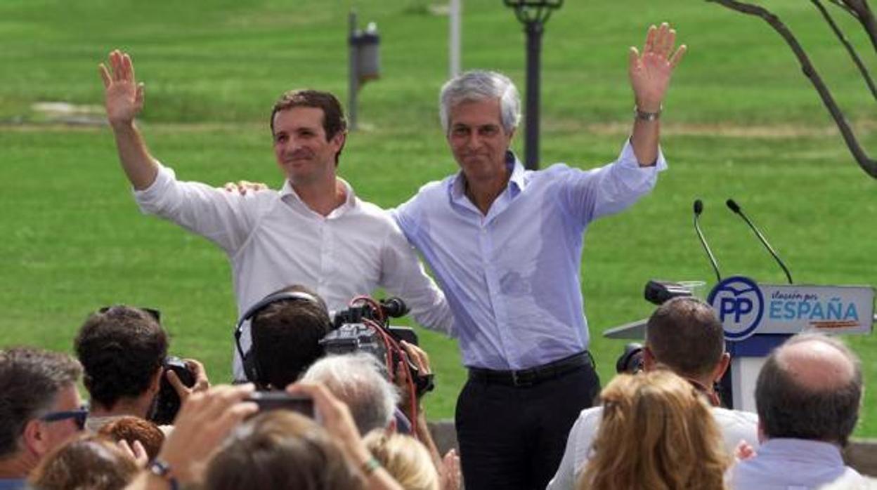 Pablo Casado y Adolfo Suárez Illana, en una imagen de septiembre