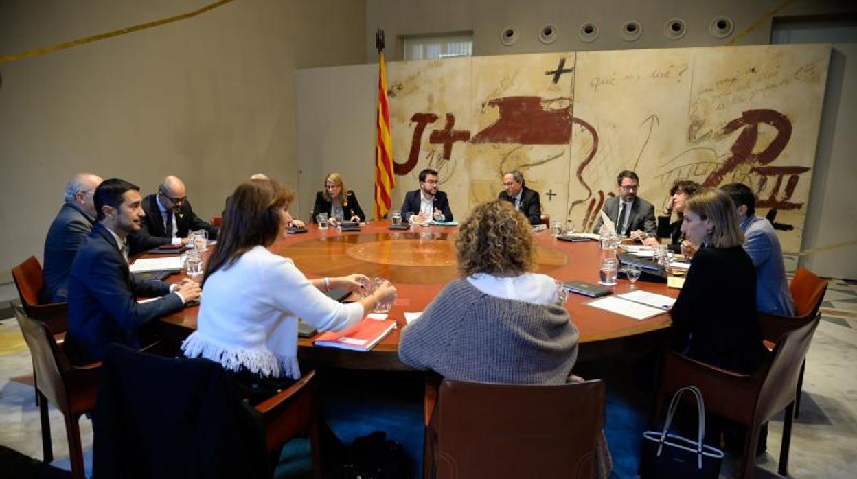 Reunión del ejecutivo catalán, este martes