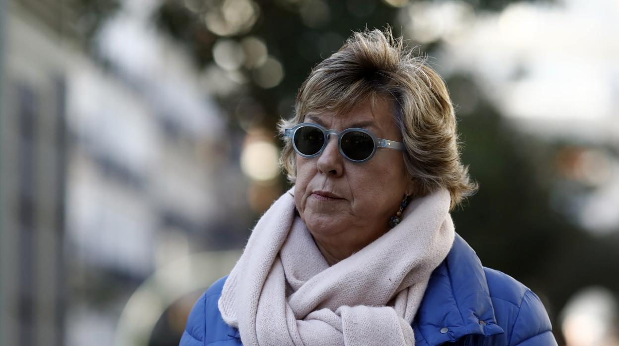 Pilar Barreiro, senadora del PP, sale tras declarar por la trama Púnica en el Tribunal Supremo, en enero