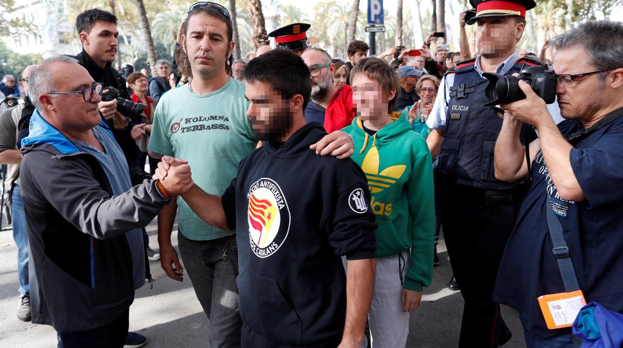 Los tres miembros de los CDR han sido detenidos ante el TSJC este viernes