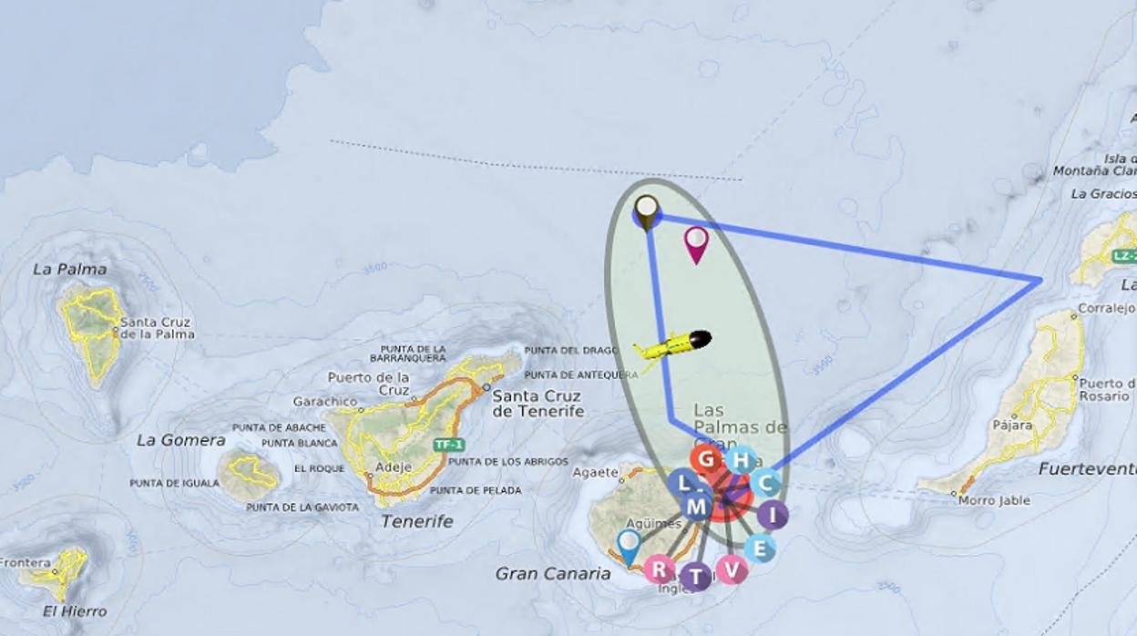 Bases marinas de control del agua que tiene desplegadas Plocan