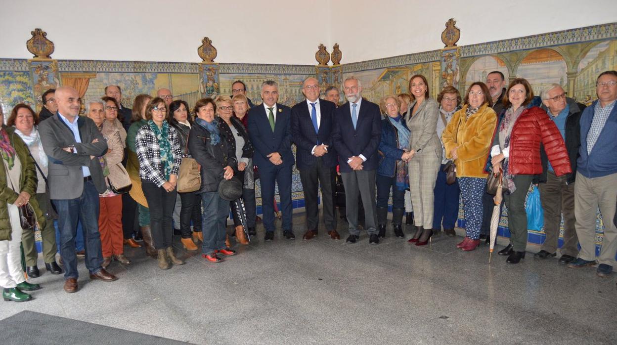 Ramos, tras la presentación de la exposición «Somos Cerámica»