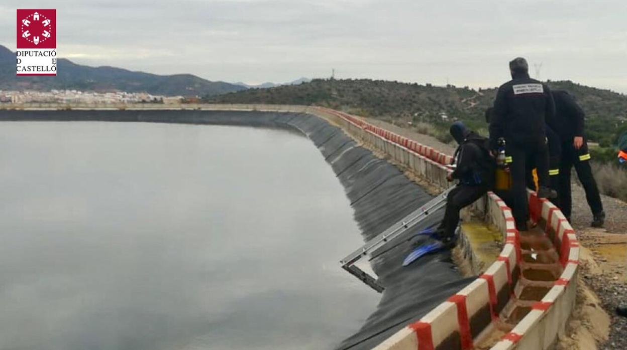 Imagen del operativo del Consorcio de Bomberos de Castellón