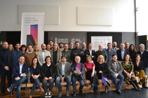 Imagen de los nominados a los Premios del Audiovisual Valenciano