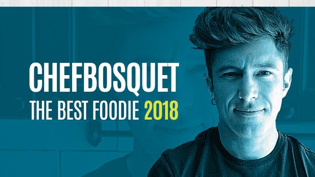 Un bombero «influencer» de Castellón, elegido «best foodie» del 2018