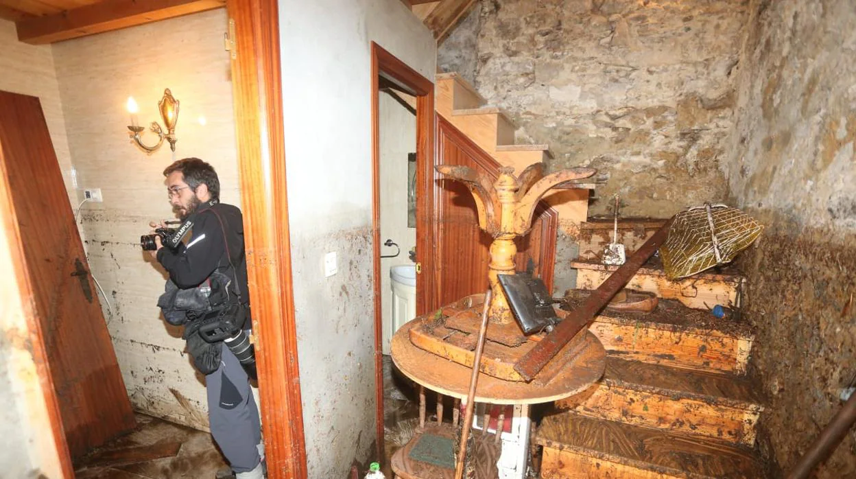 Imagen del interior de una de las viviendas afectadas