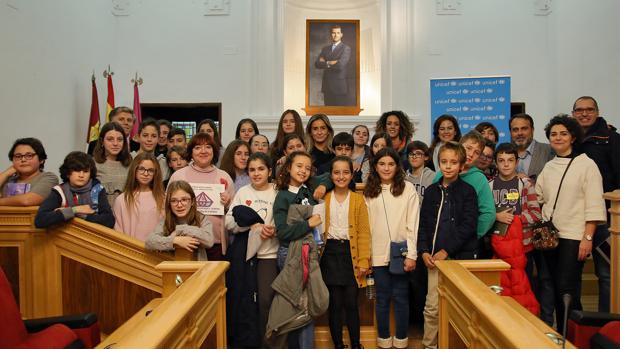 Los niños de Toledo celebran un pleno infantil