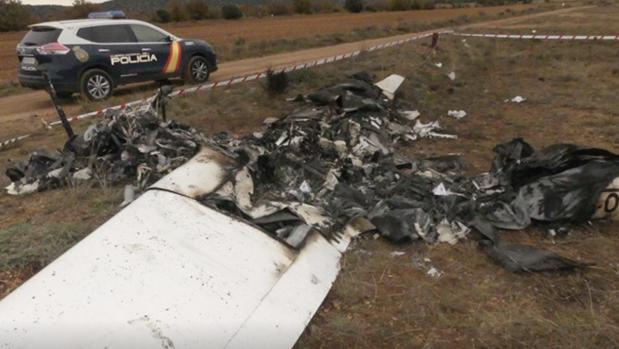 La misteriosa avioneta que ha aparecido vacía tras estrellarse en Teruel