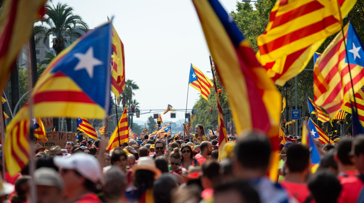 Manifestación independentista del 11-S