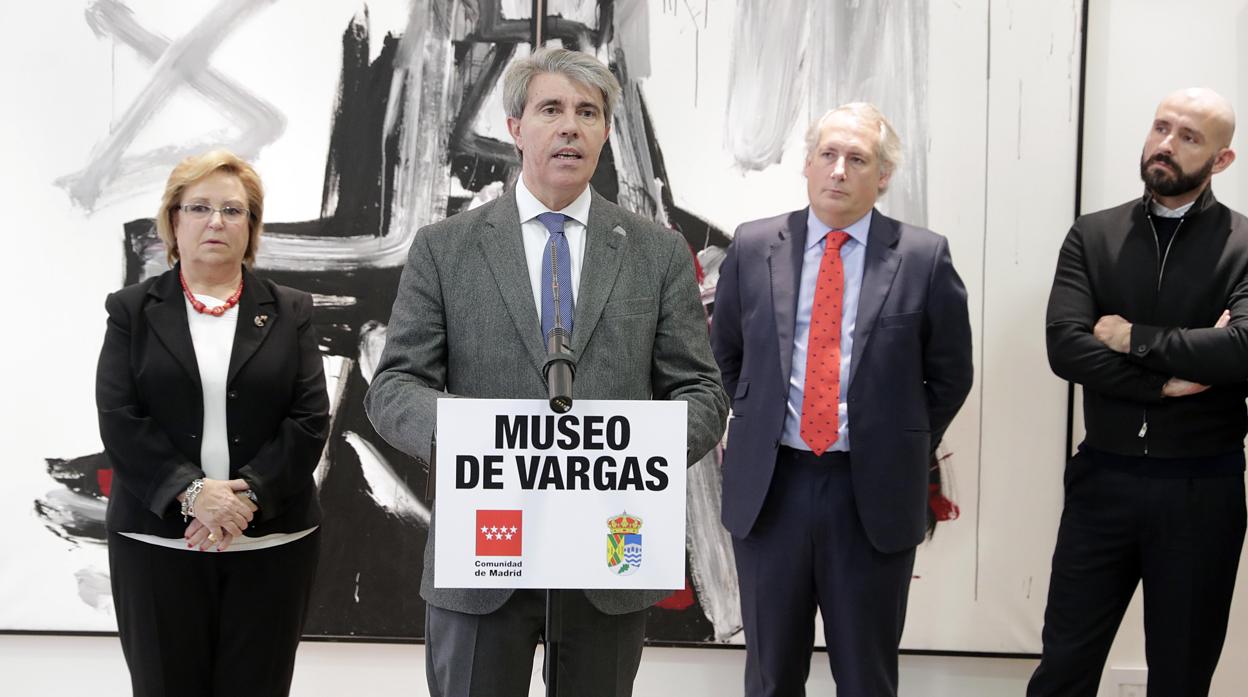 Ángel Garrido durante la inauguración del Museo de Vargas