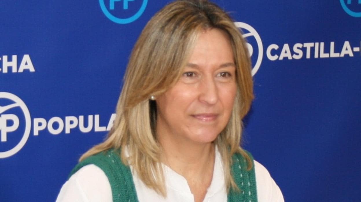 Ana Guarinos, este lunes, en Toledo