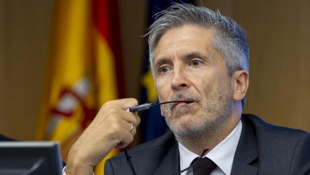 Marlaska reprocha a Pastor la ausencia de mandos policiales en el acto de la Constitución