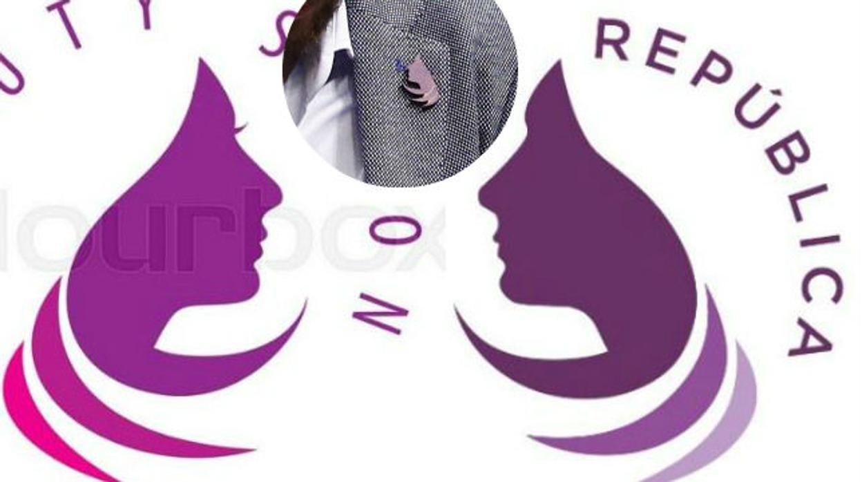 El logo para peluquerías que Podemos mutó en icono «republicano»