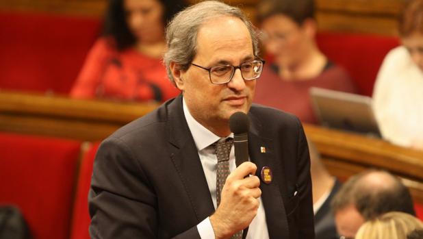 Torra matiza su apuesta «eslovena» y apela ahora al pacifismo independentista