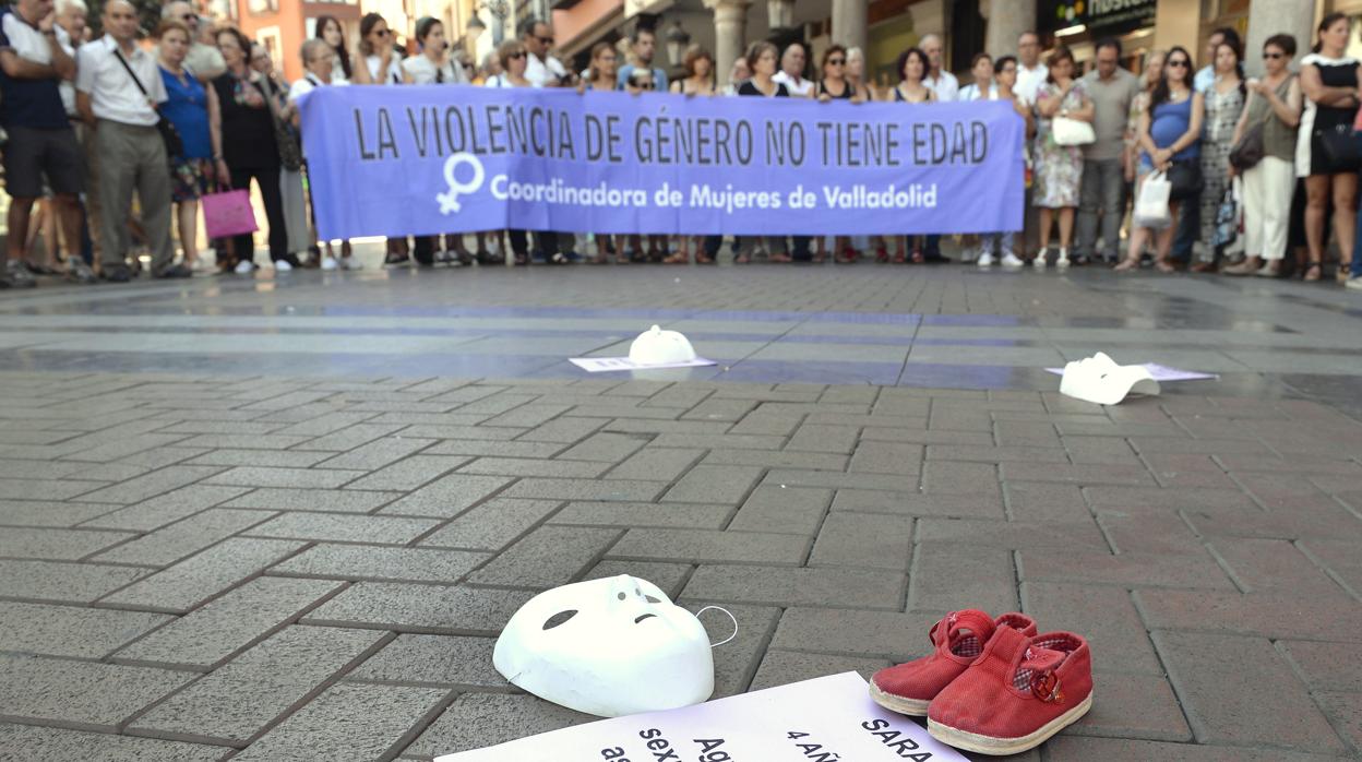Manifestación en Valladolid en recuerdo de la niña Sara