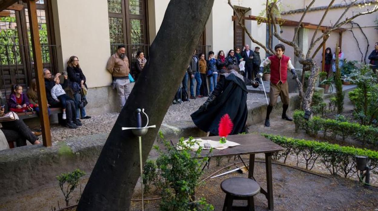 Representación de una comedia de capa y espada en la Casa Museo Lope de Vega