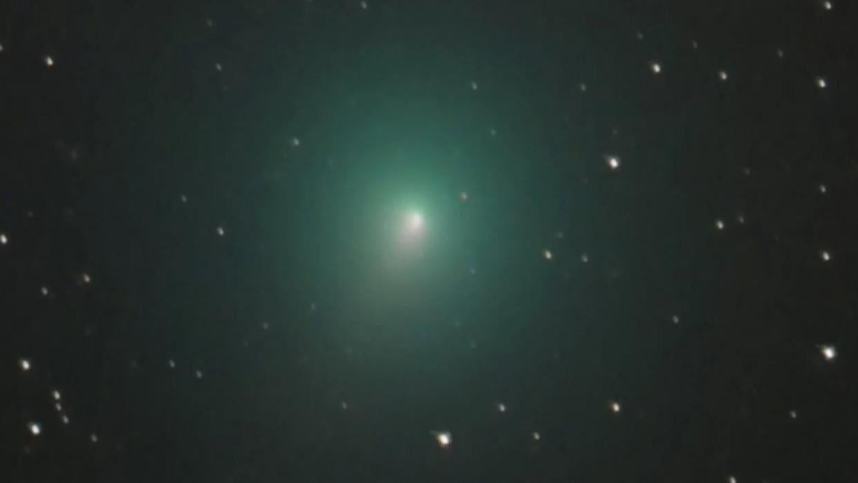 Cometa 46P visto en diciembre de 2018 desde Canarias por Burgos Sierra