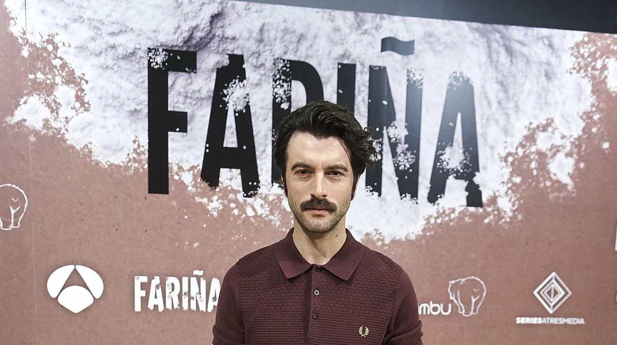 El actor Javier Rey, protagonista de la serie Fariña, que encarna a Sito Miñanco