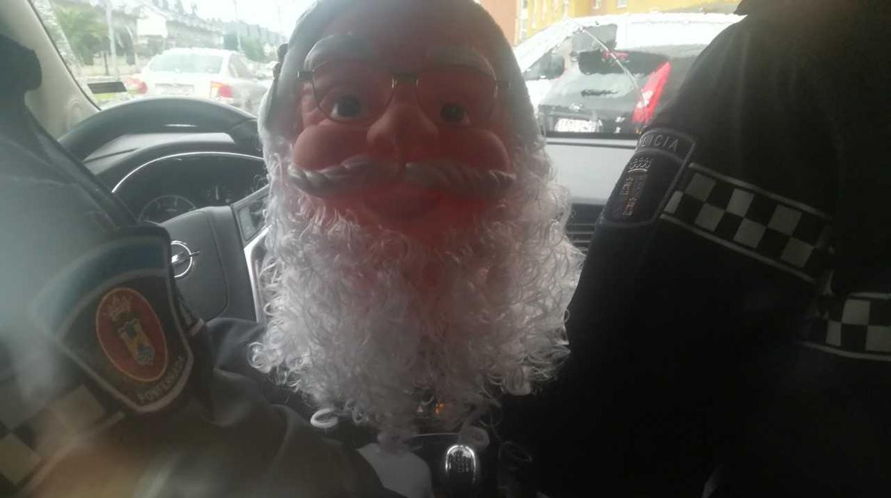 Decapitan a la figura de Papá Noel en Ponferrada