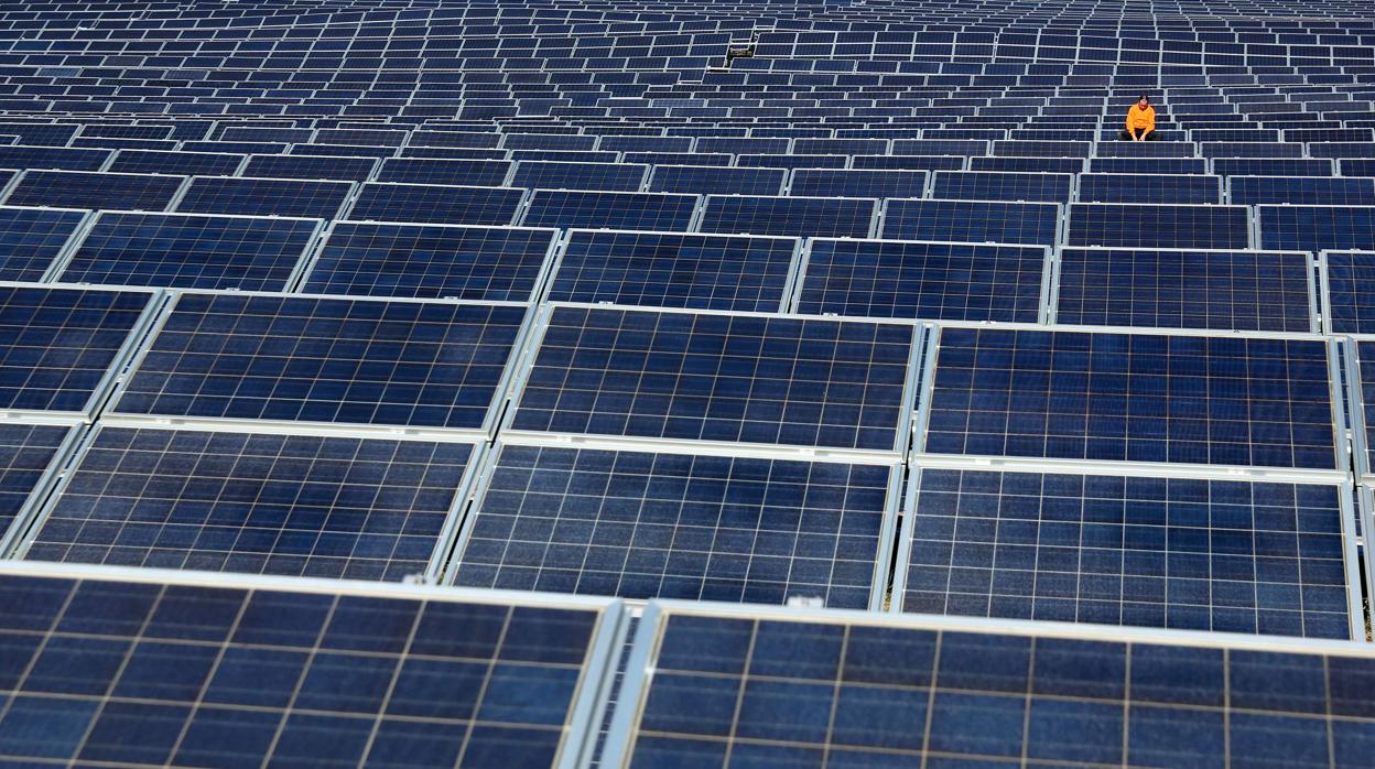 Placas fotovoltaicas en una instalación de generación eléctrica a partir de la energía solar