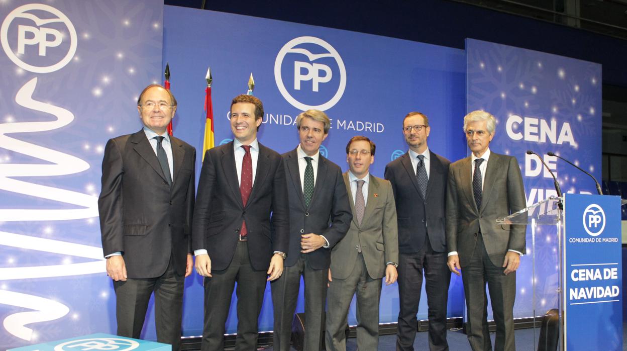 García-Escudero, Casado, Garrido, Martínez-Almeida, Maroto y Suárez Illana