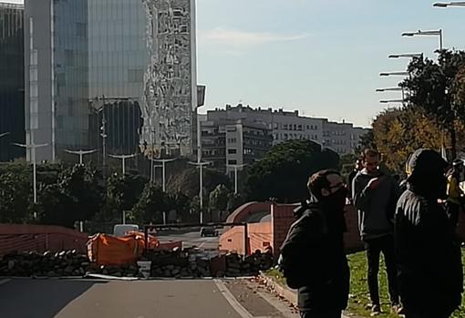 Barricadas en Barcelona