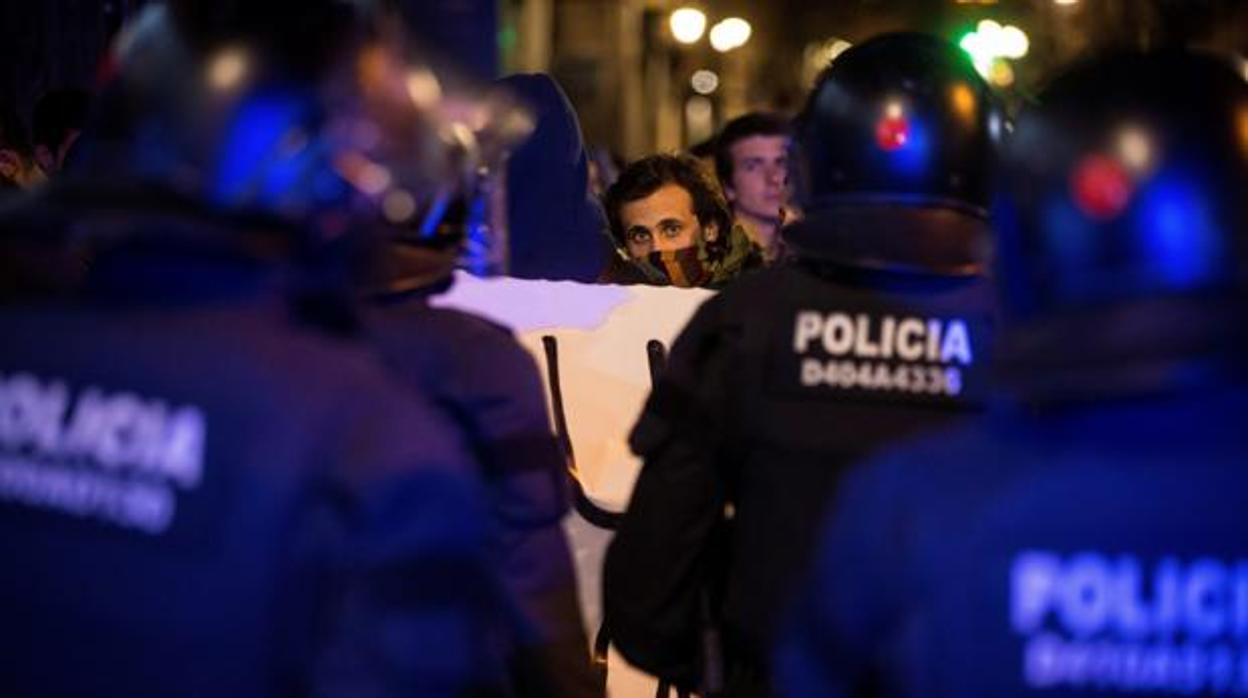 Una manifestación de los CDR en Barcelona