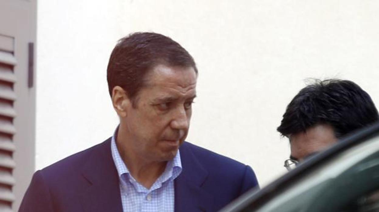 imagen de Eduardo Zaplana tomada el día de su detención, el 22 de mayo de 2018