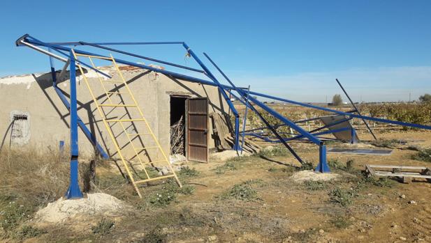 Roban placas solares y material de riego a cuatro agricultores de Dosbarrios y de La Guardia