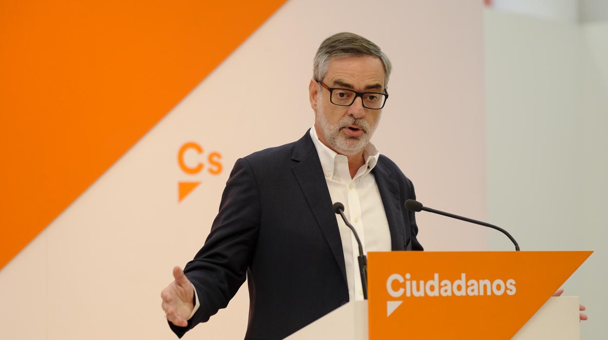 El secretario general de Ciudadanos, José Manuel Villegas