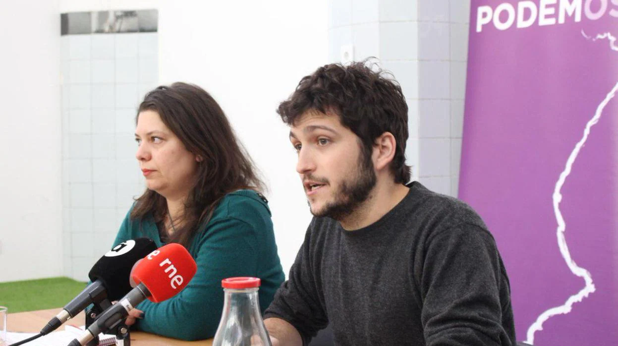Antonio Estañ y Lidia Montero, durante la comparecencia de este lunes