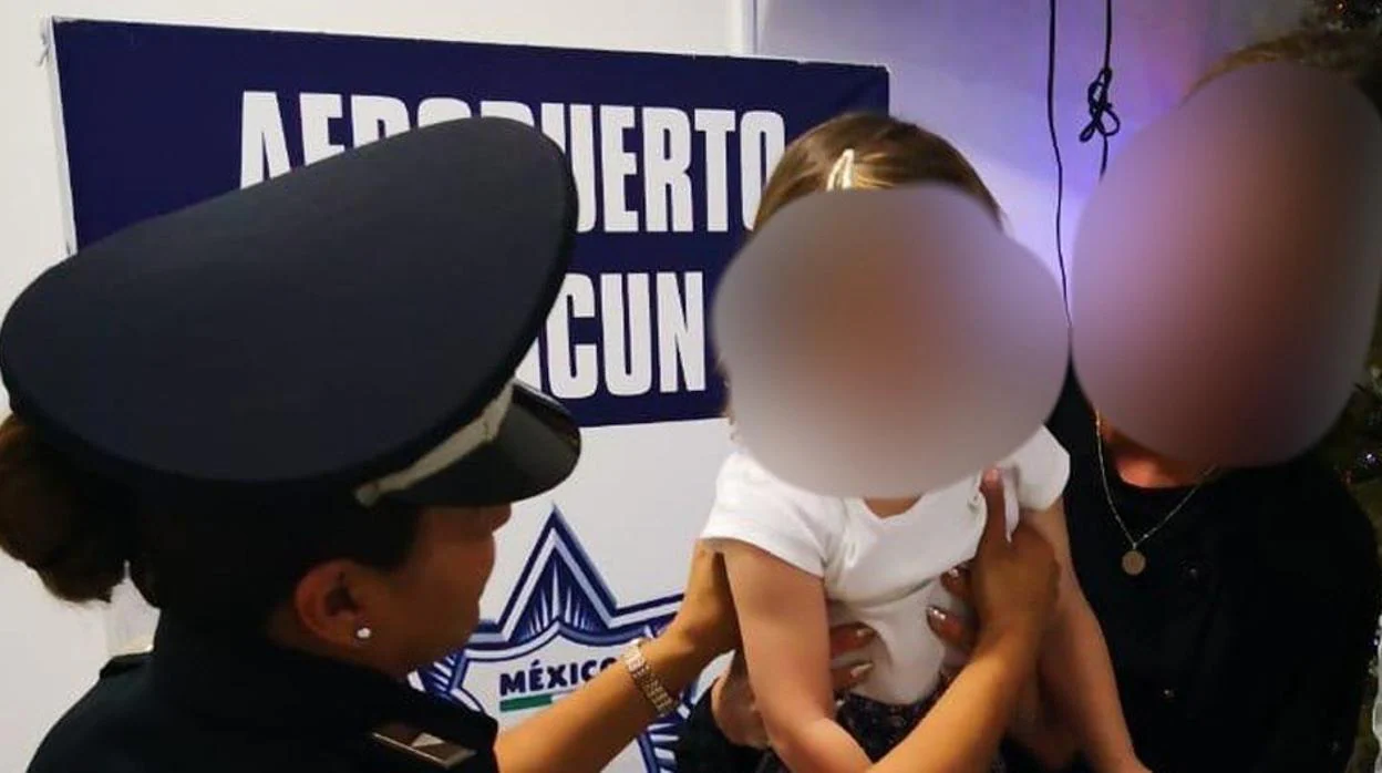 Imagen de la niña secuestrada cedida por la Policía Federal de México