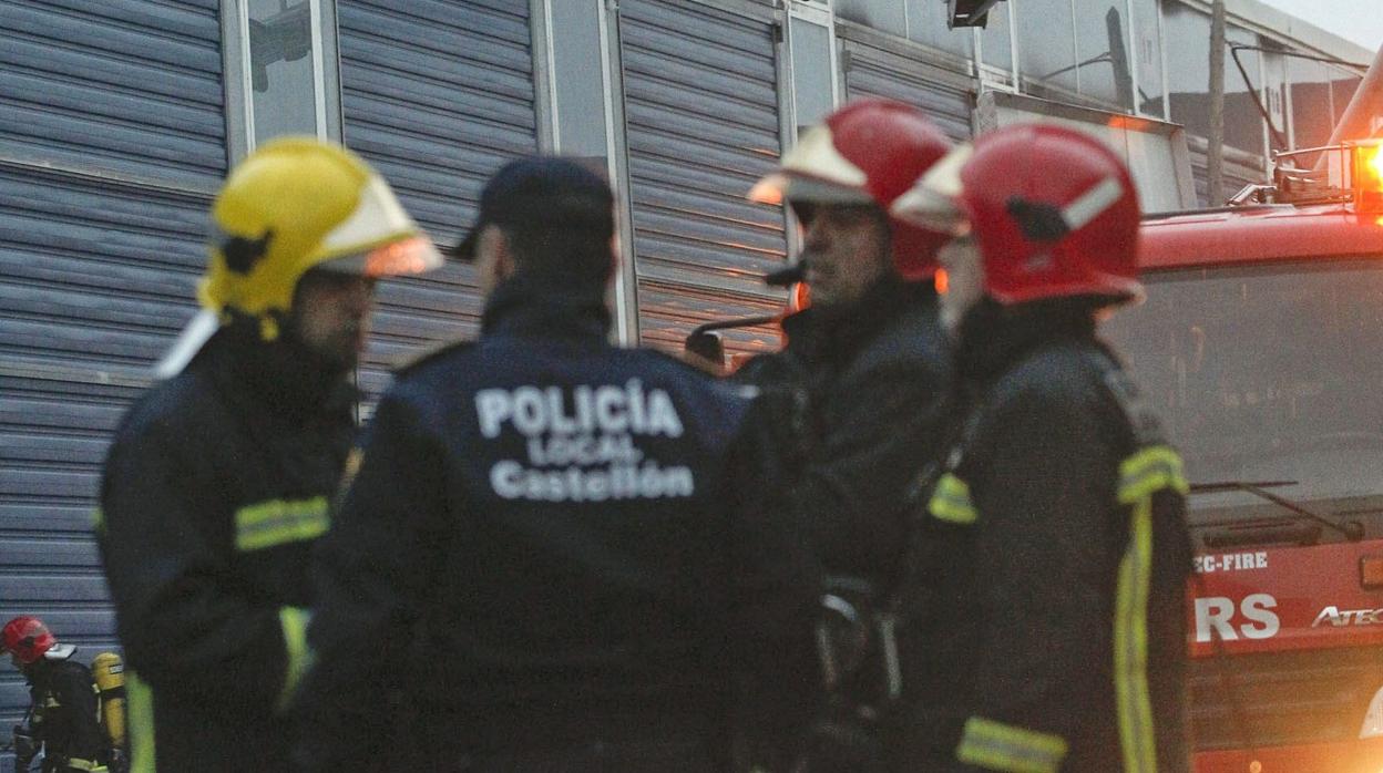 Imagen de archivo de la Policía Local y los Bomberos de Castellón