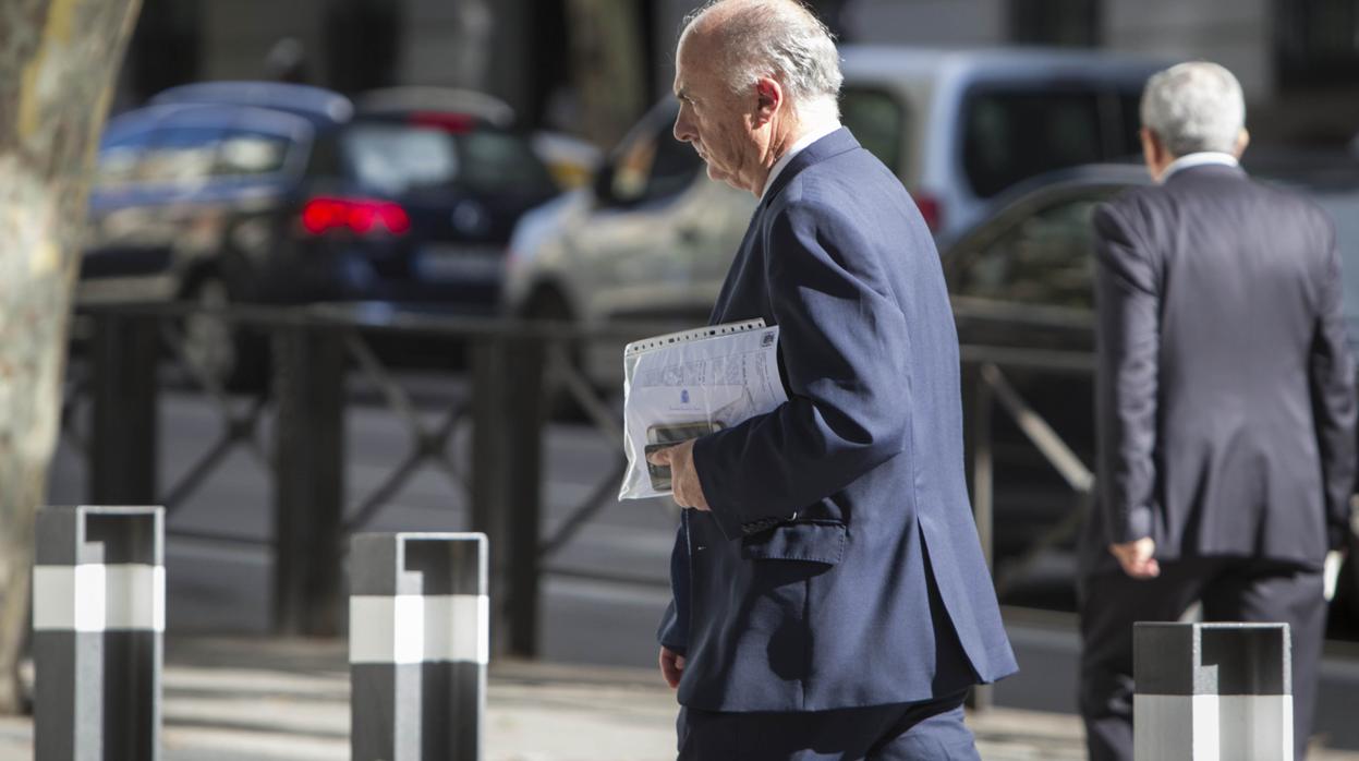 Manuel García Castellón llega a la Audiencia Nacional en una imagen de archivo