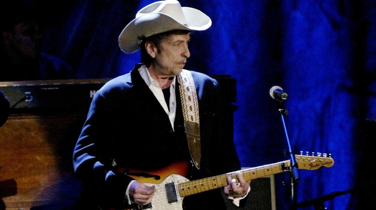 El músico Bob Dylan, en uno de sus conciertos