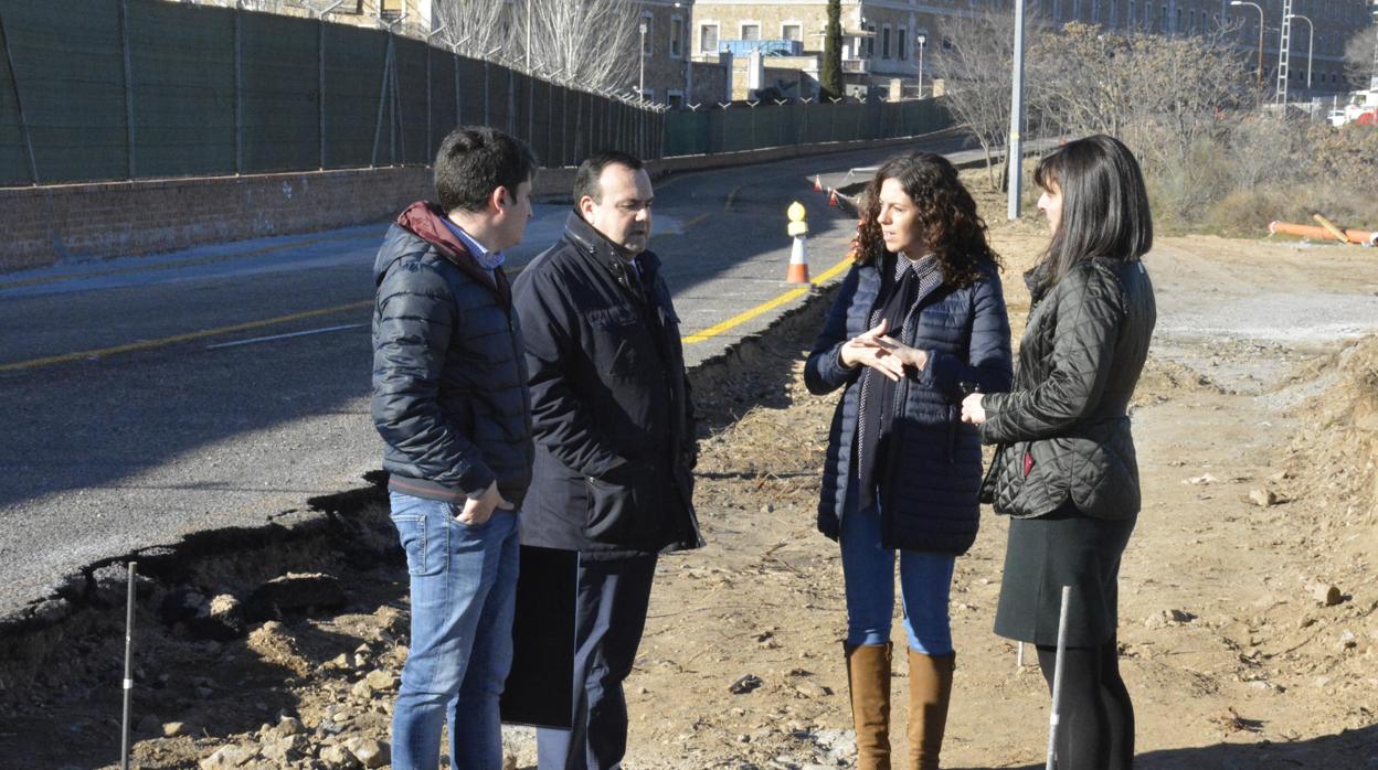 La concejal de Obras, Noelia de la Cruz, ha visitado este viernes los trabajos