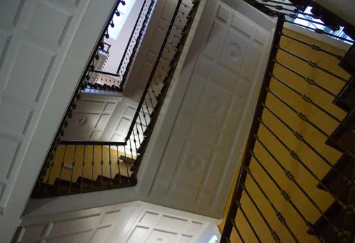 Detalle de la escalera interior