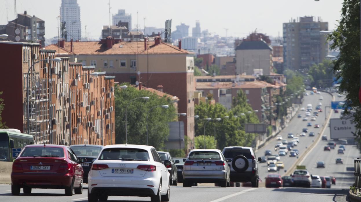 Paseo de Extremadura a la altura de Batán