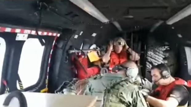 Vídeo: Rescate de un tripulante en un buque cerca de Canarias