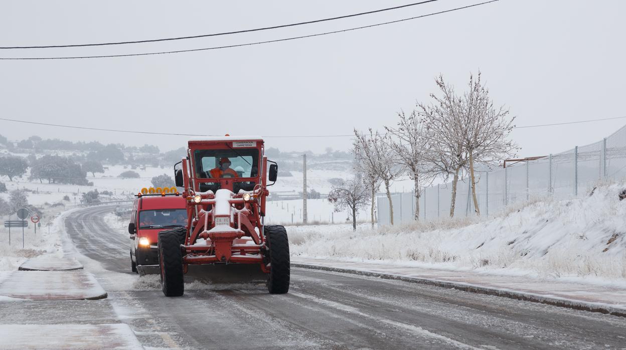 Nieve en la provincia de Zamora, en una imagen de archivo