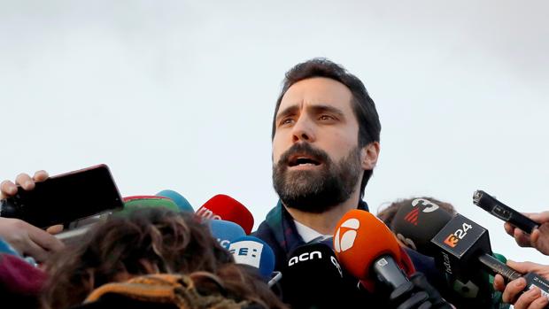 Roger Torrent: «Votaremos la enmienda a la totalidad» si el «conflicto político» catalán sigue en los juzgados