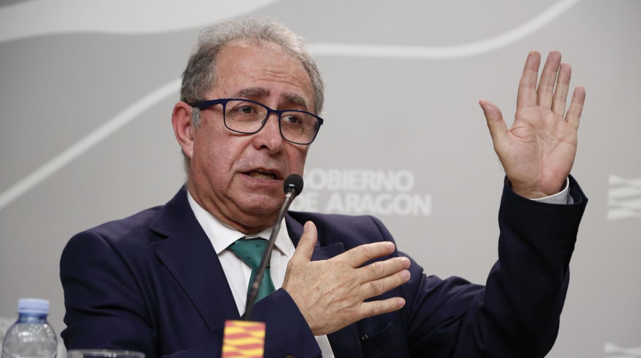 Fernando Gimeno, consejero de Hacienda del Gobierno aragonés