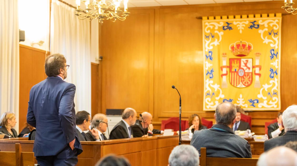 Manuel Escribano, durante el juicio